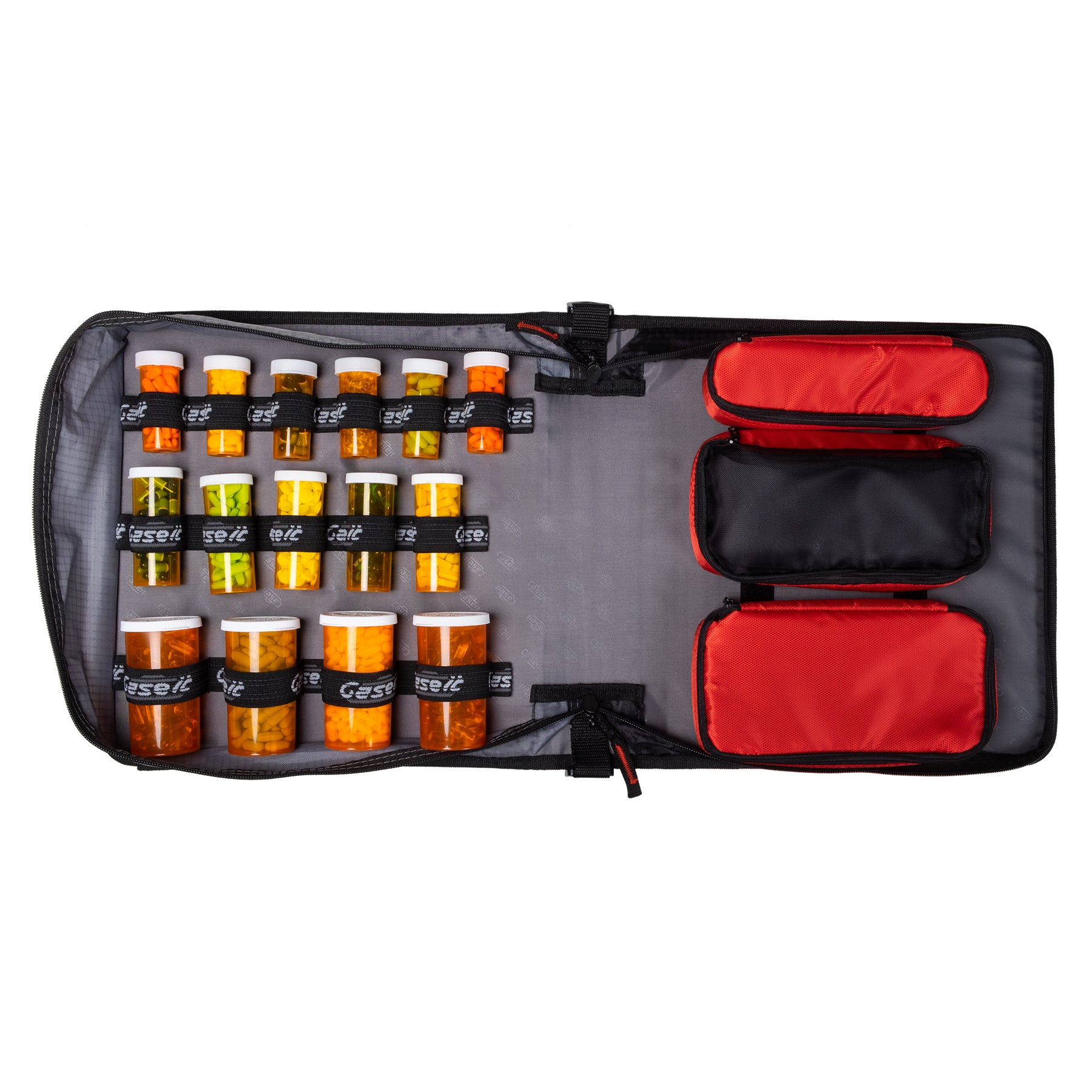 Large Insulated Medical Binder with Pill Organizer and 6-Pocket Folder image 28