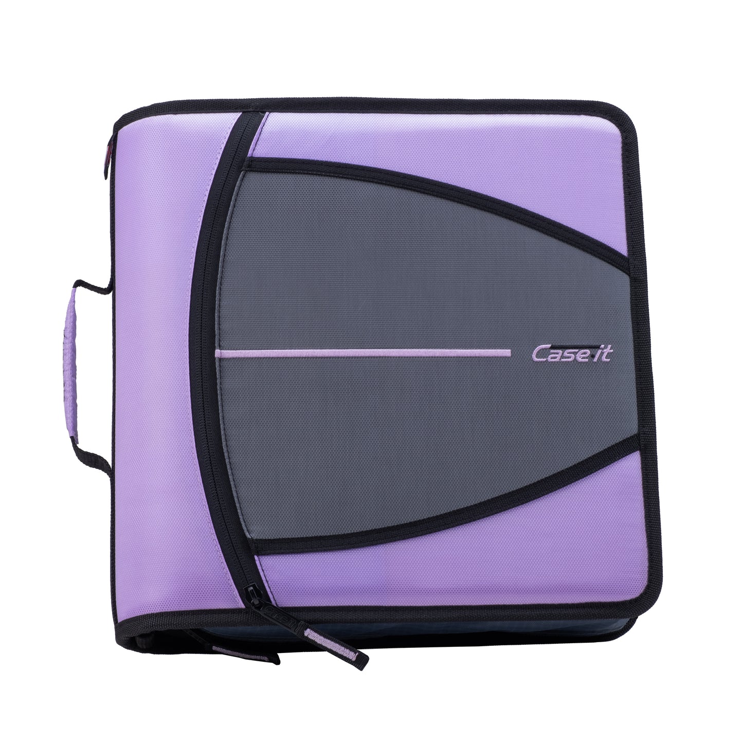 D-146-LVR The Mighty Zip Tab Lavender Binder
