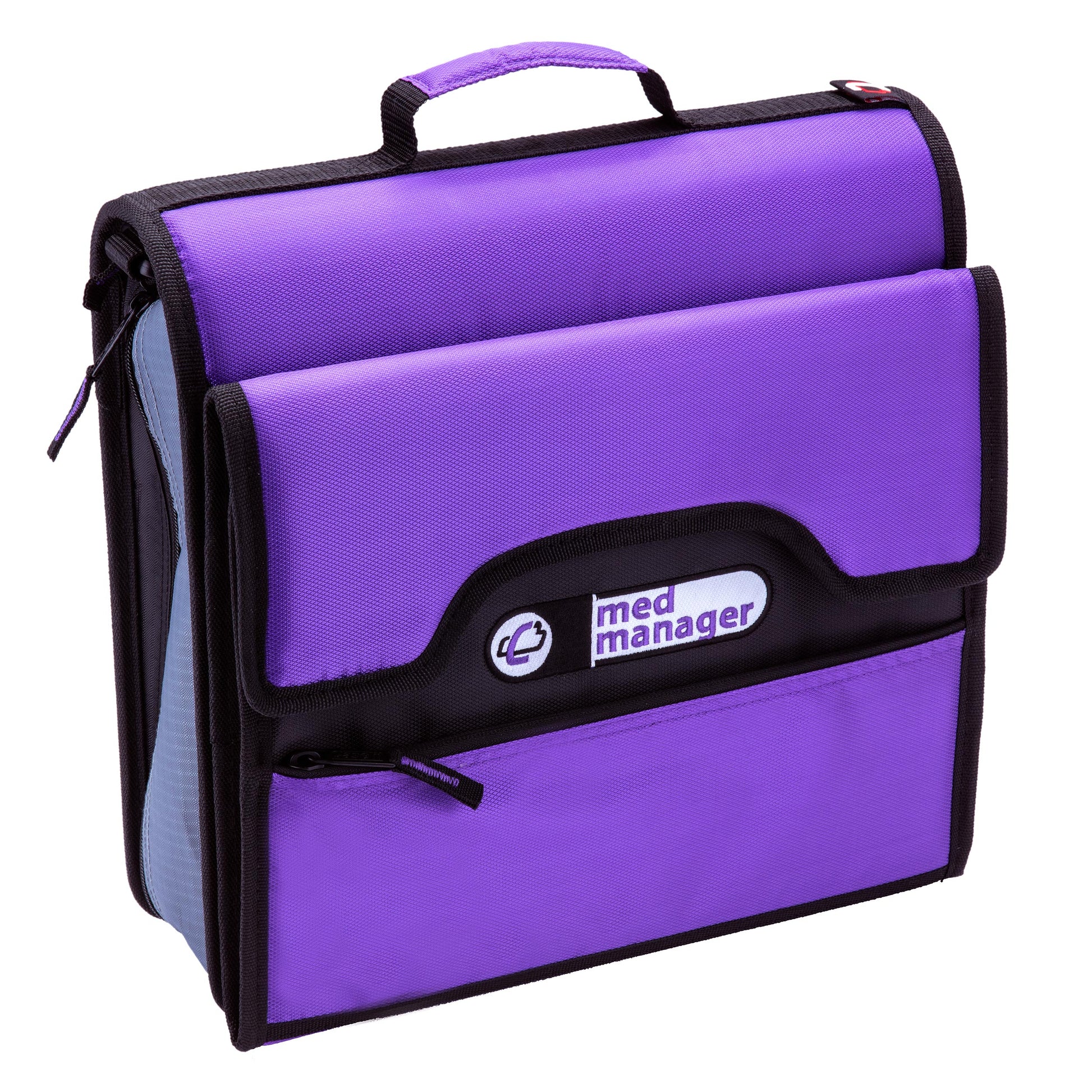 Medium Portable Medical Binder / Organizer - Purple image