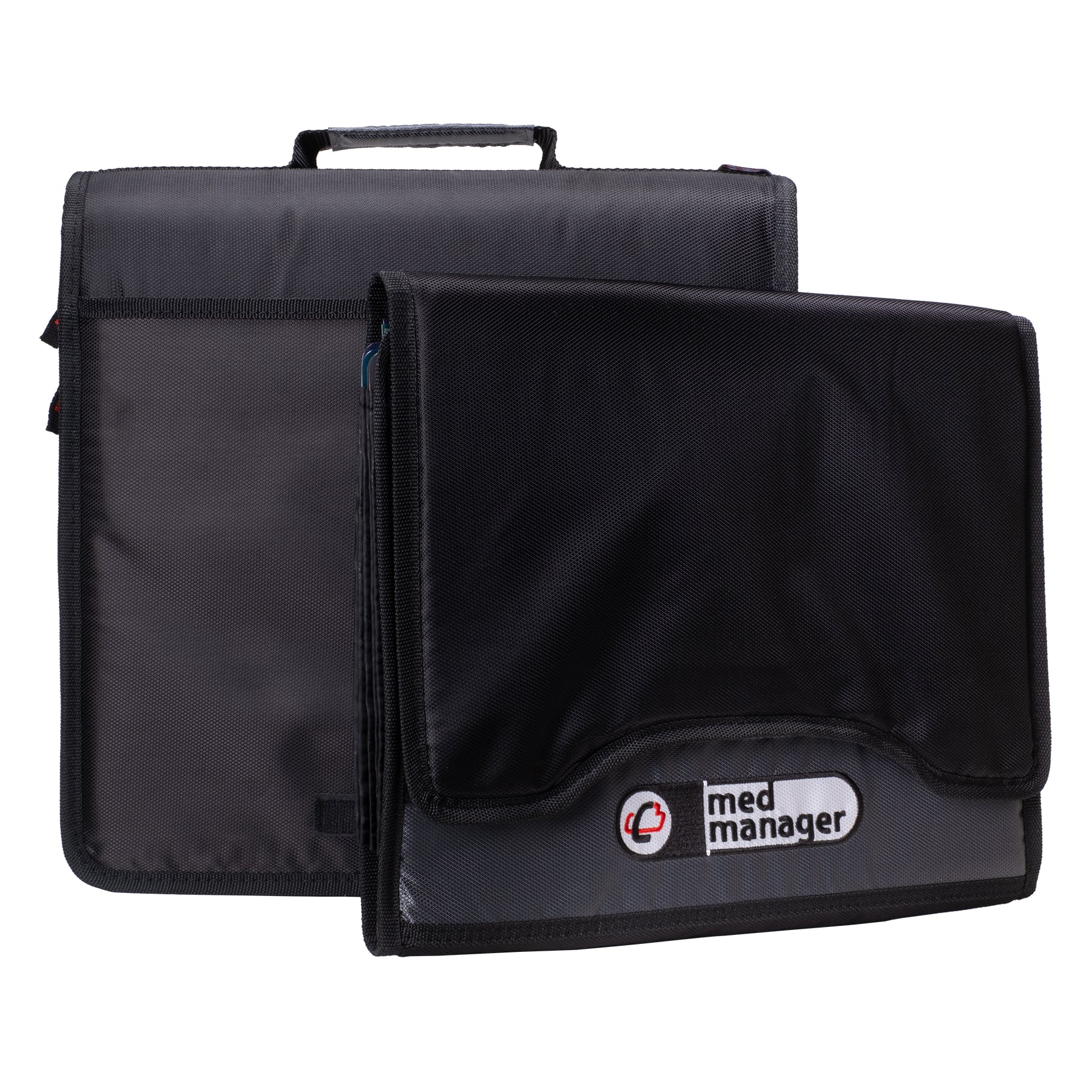 Large Insulated Medical Binder with Pill Organizer and 6-Pocket Folder image 30