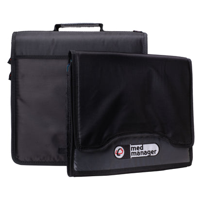 Large Insulated Medical Binder with Pill Organizer and 6-Pocket Folder image 30