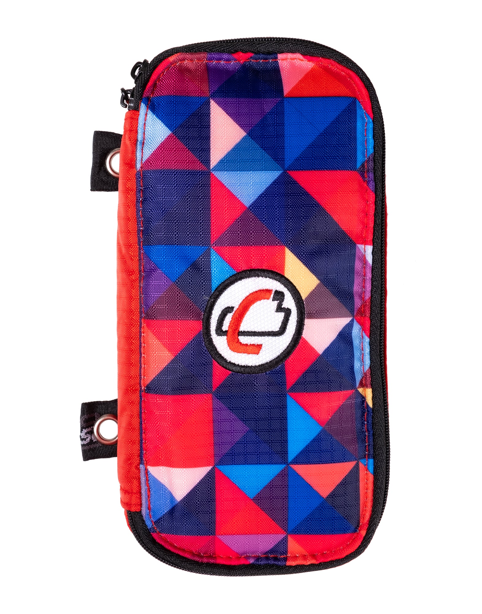 The Pouch Printed - Red MC Triangle Print image