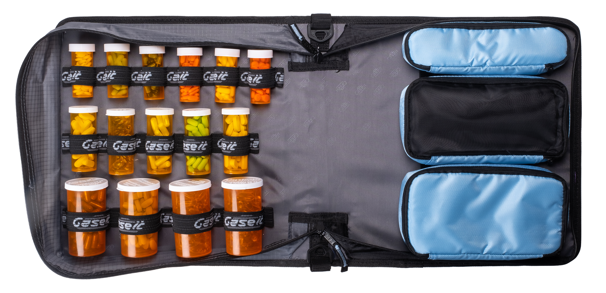 Large Insulated Medical Binder with Pill Organizer and 6-Pocket Folder image 46