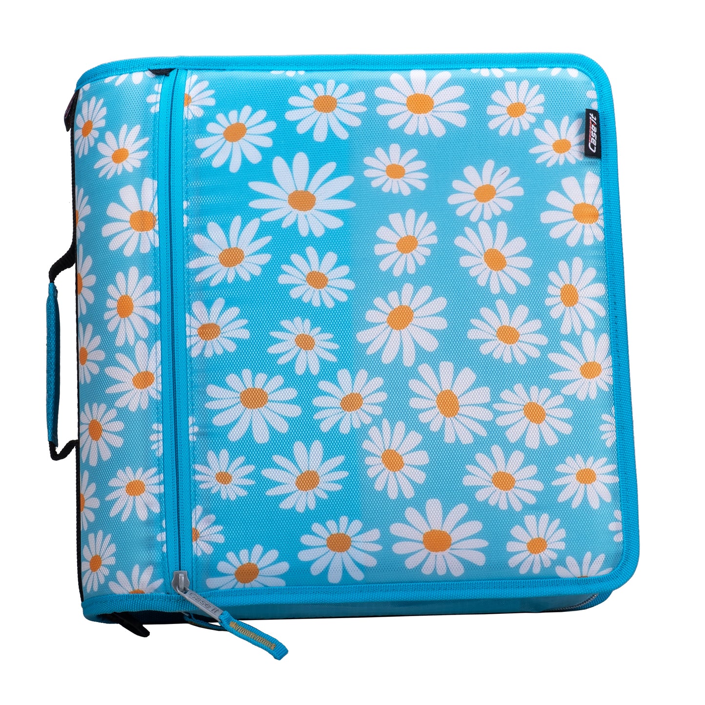 The Printed Mighty Zip Tab - Blue Daisy image
