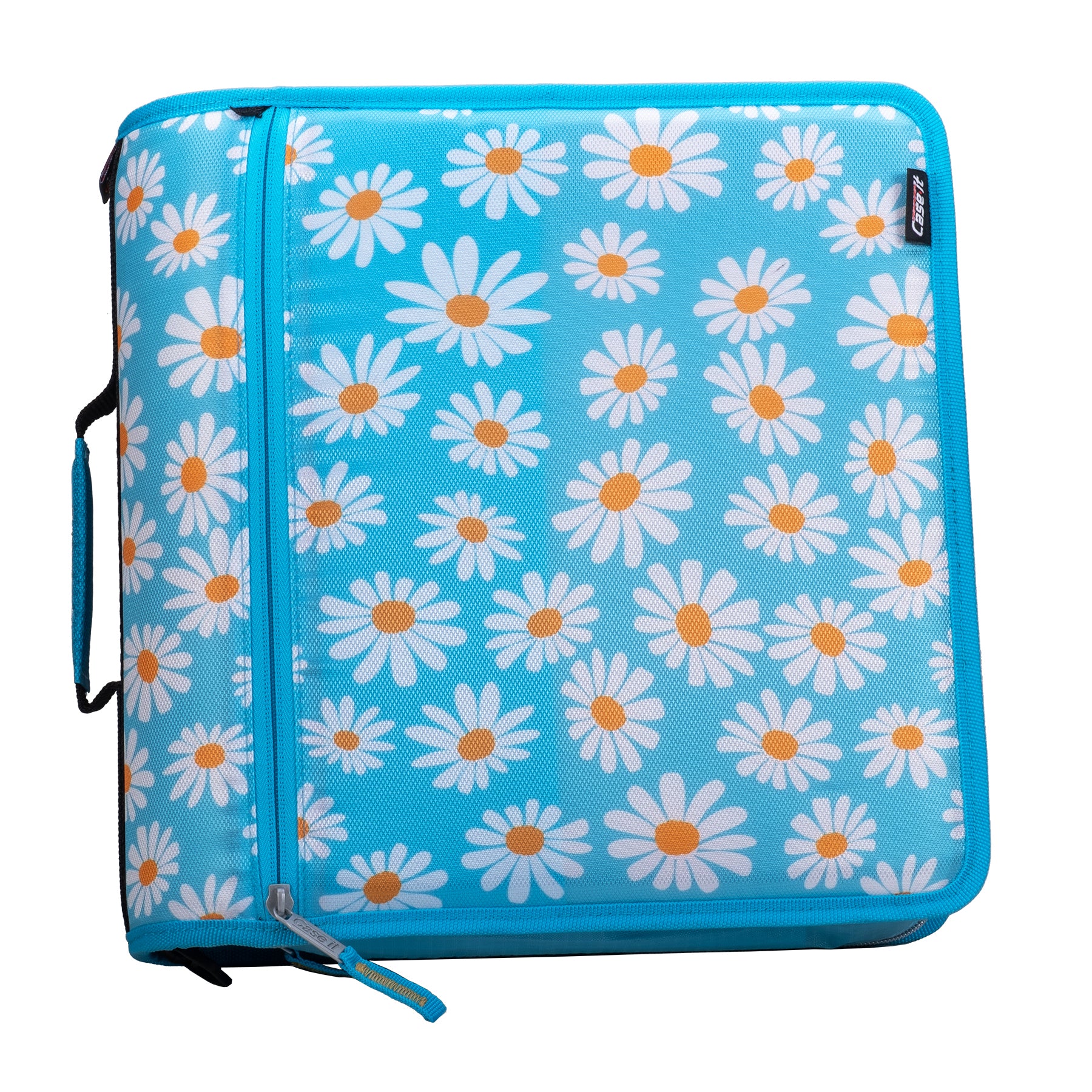 The Printed Mighty Zip Tab - Blue Daisy image