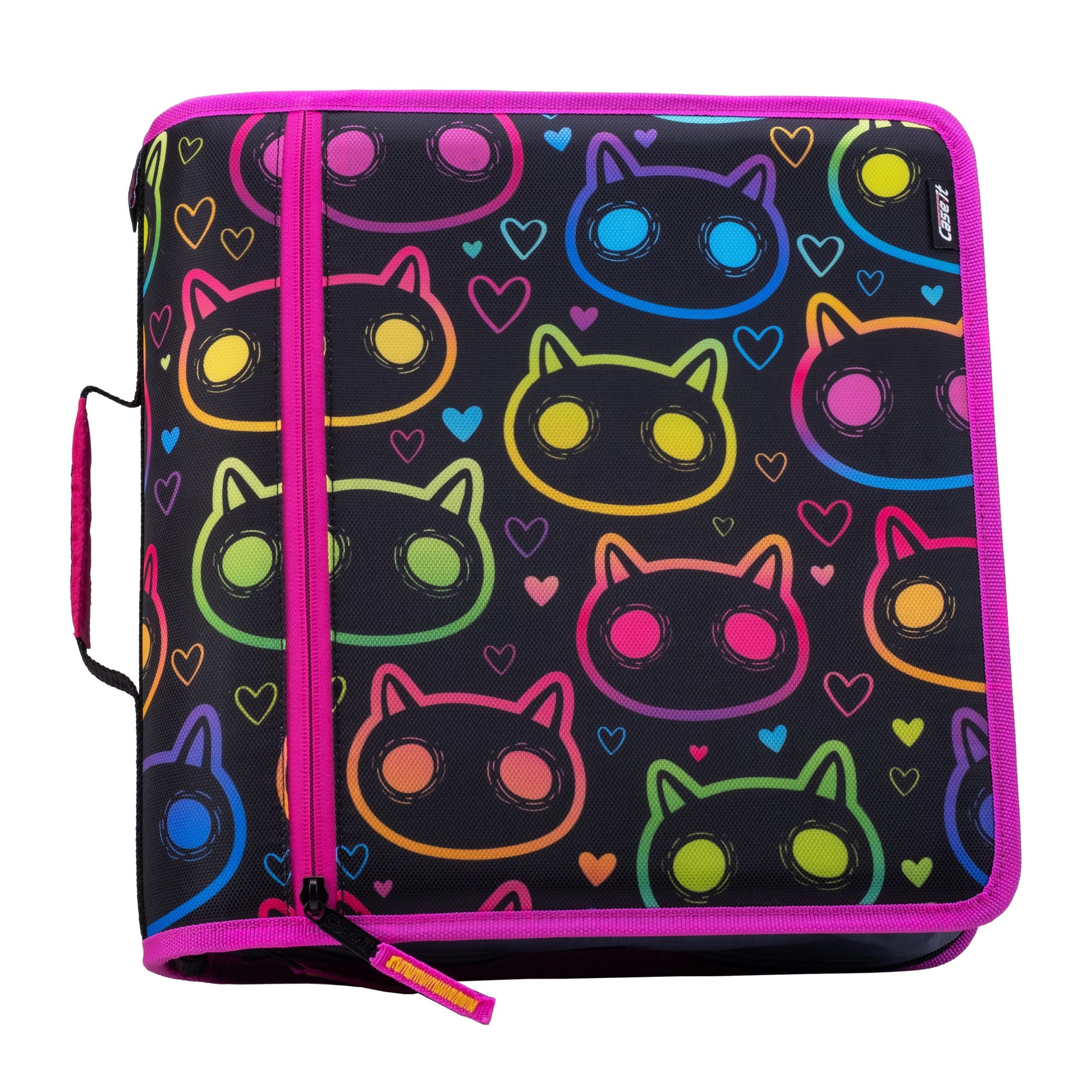 The Printed Mighty Zip Tab - Neon Kitty image