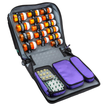 Large Insulated Medical Binder with Pill Organizer and 6-Pocket Folder image 15