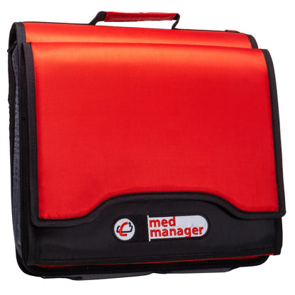 Large Insulated Medical Binder with Pill Organizer and 6-Pocket Folder image 38