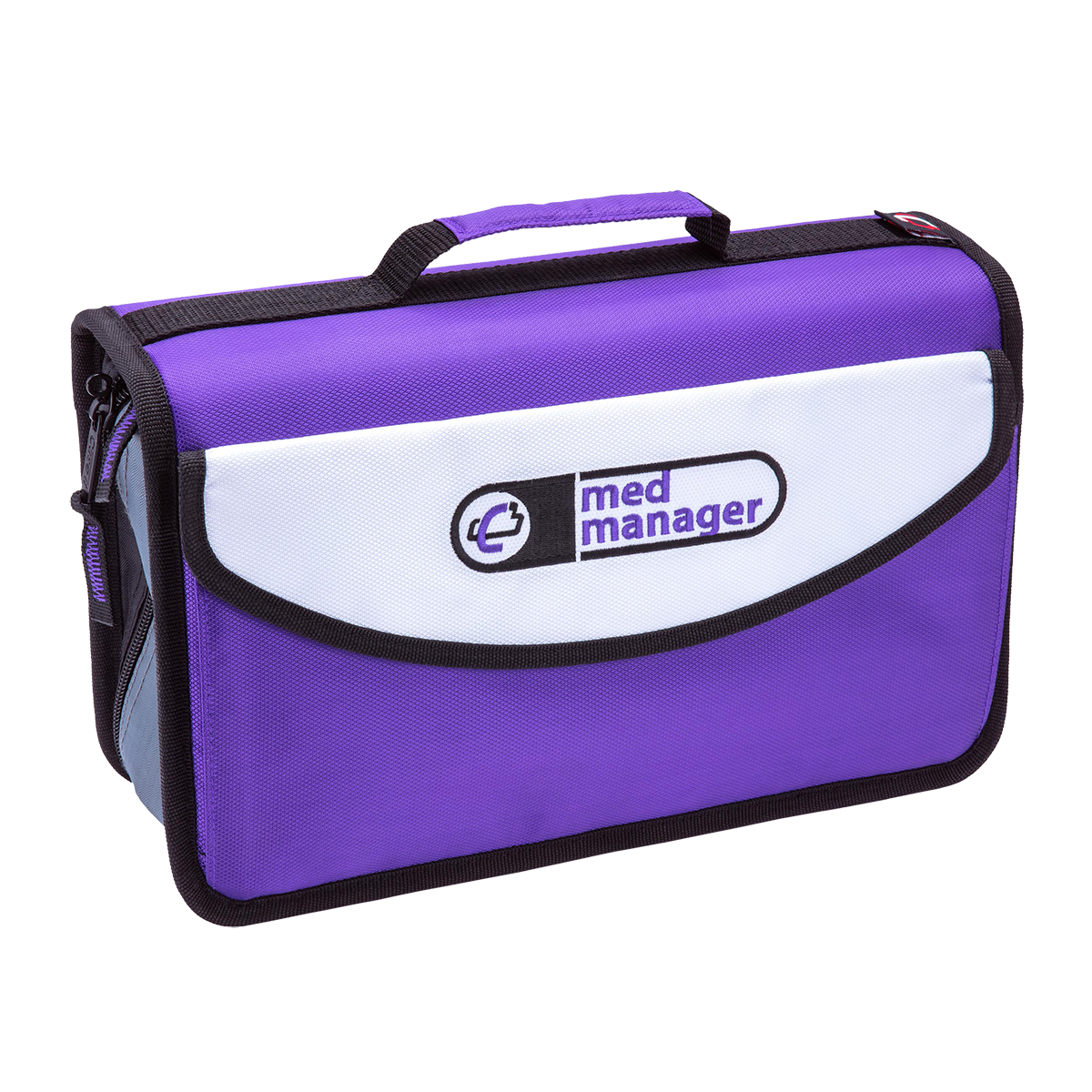 Small Portable Medical Binder / Organizer - Purple image