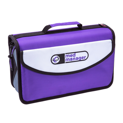 Small Portable Medical Binder / Organizer - Purple image