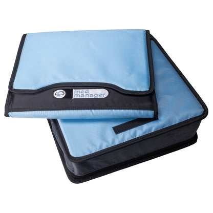 Large Insulated Medical Binder with Pill Organizer and 6-Pocket Folder image 40