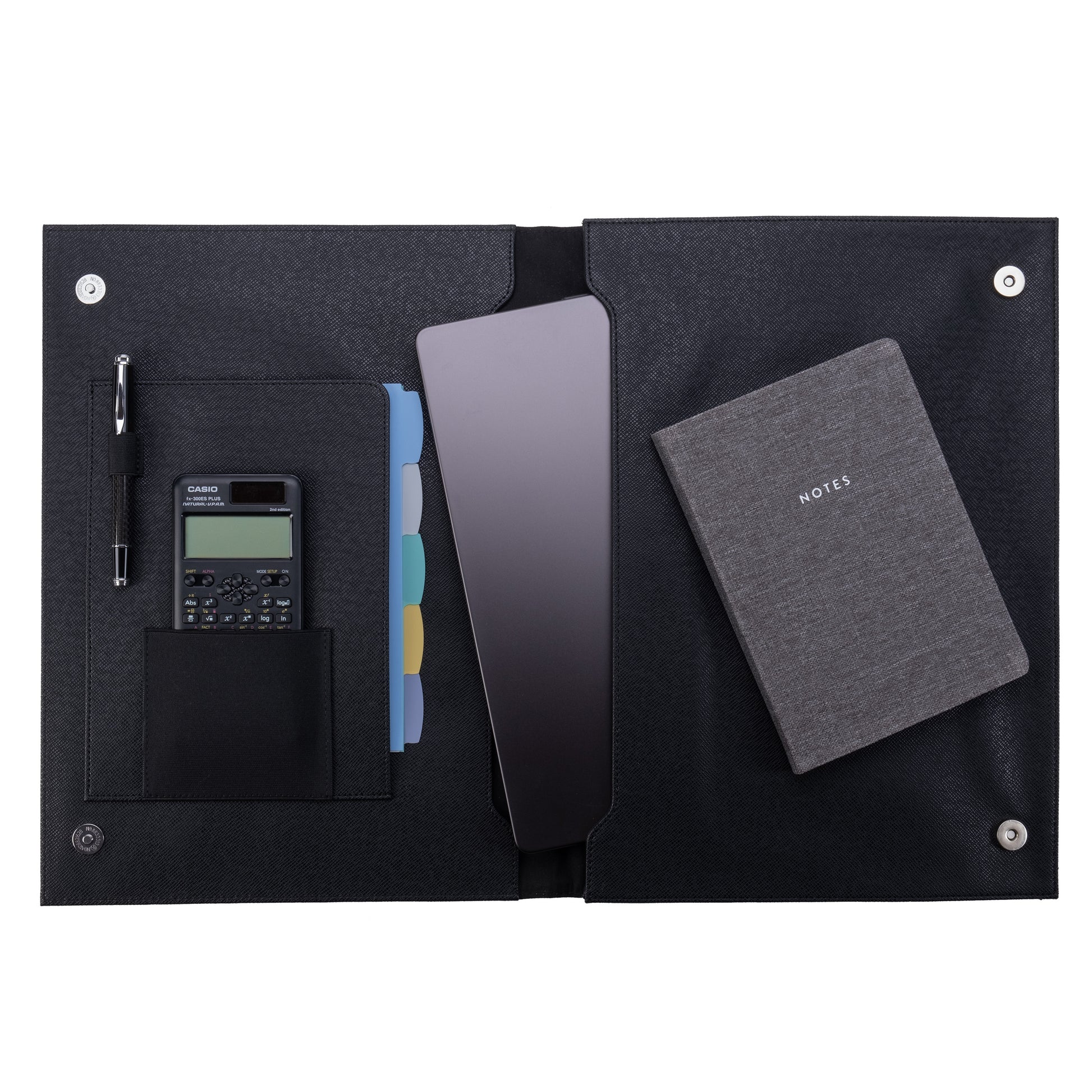 The Luxe Folio 16” Laptop or Tablet Textured Faux leather