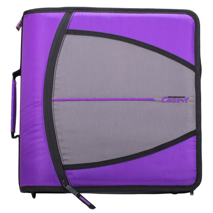 The Mighty Zip Tab Deep Purple Binder