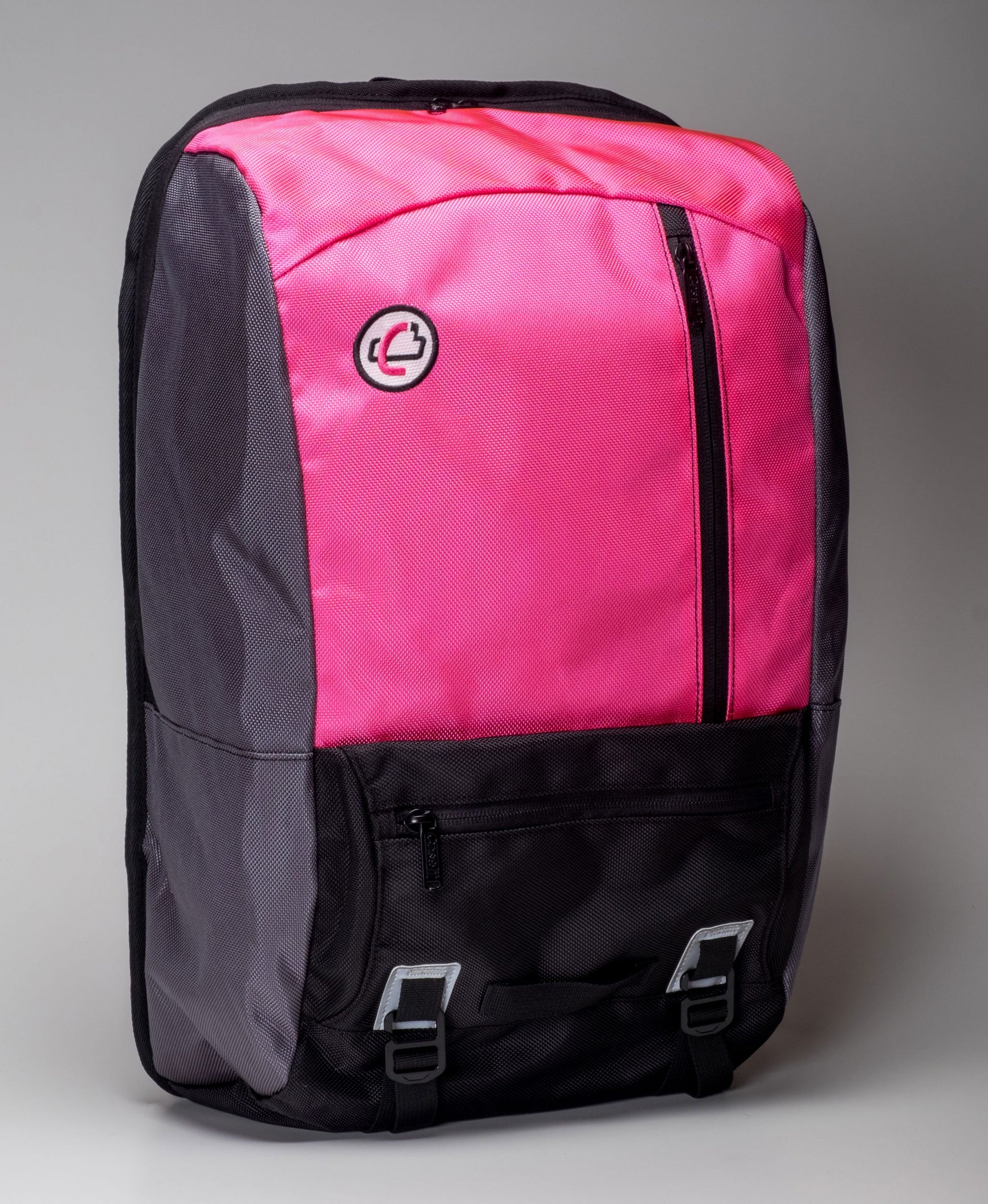 A black and gray backpack