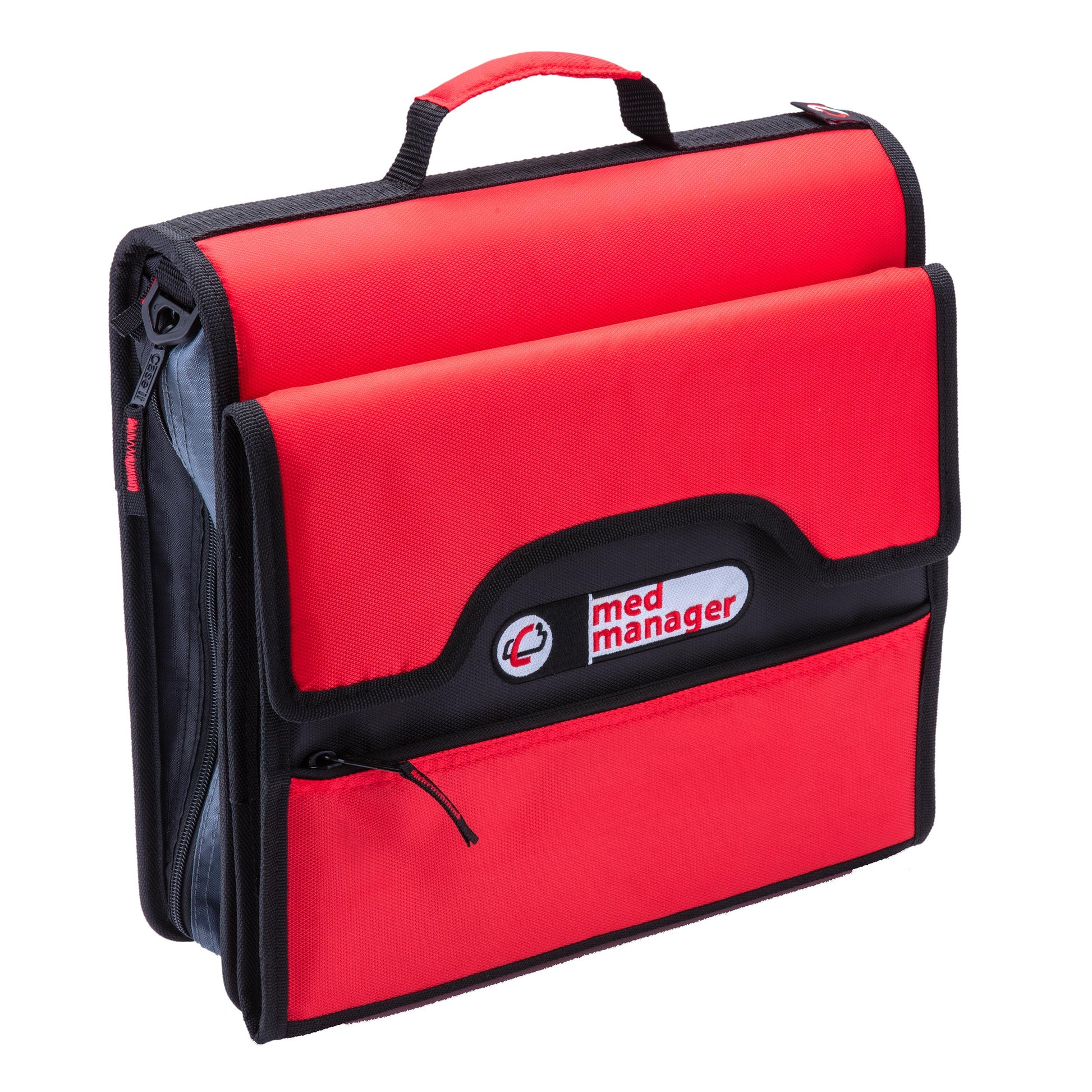 Medium Portable Medical Binder / Organizer - Red image